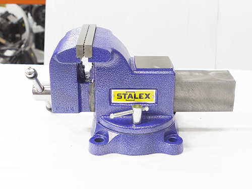 Тиски слесарные STALEX &amp;quot;Гризли&amp;quot;, 125 х 125 мм., 360°, 12,5 кг.